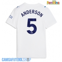 Camisa de time de futebol Manchester City Elliot Anderson #5 Replicas 3º Equipamento Feminina 2026-27 Manga Curta